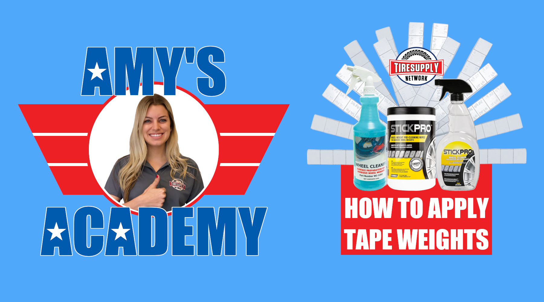 Amy's Academy | How To Apply Tape Wheel Weights
