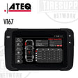 ATEQ VT67 Complete TPMS & Tire Management Diagnostic Tablet Tool with a screen displaying a vehicle diagnostic interface.