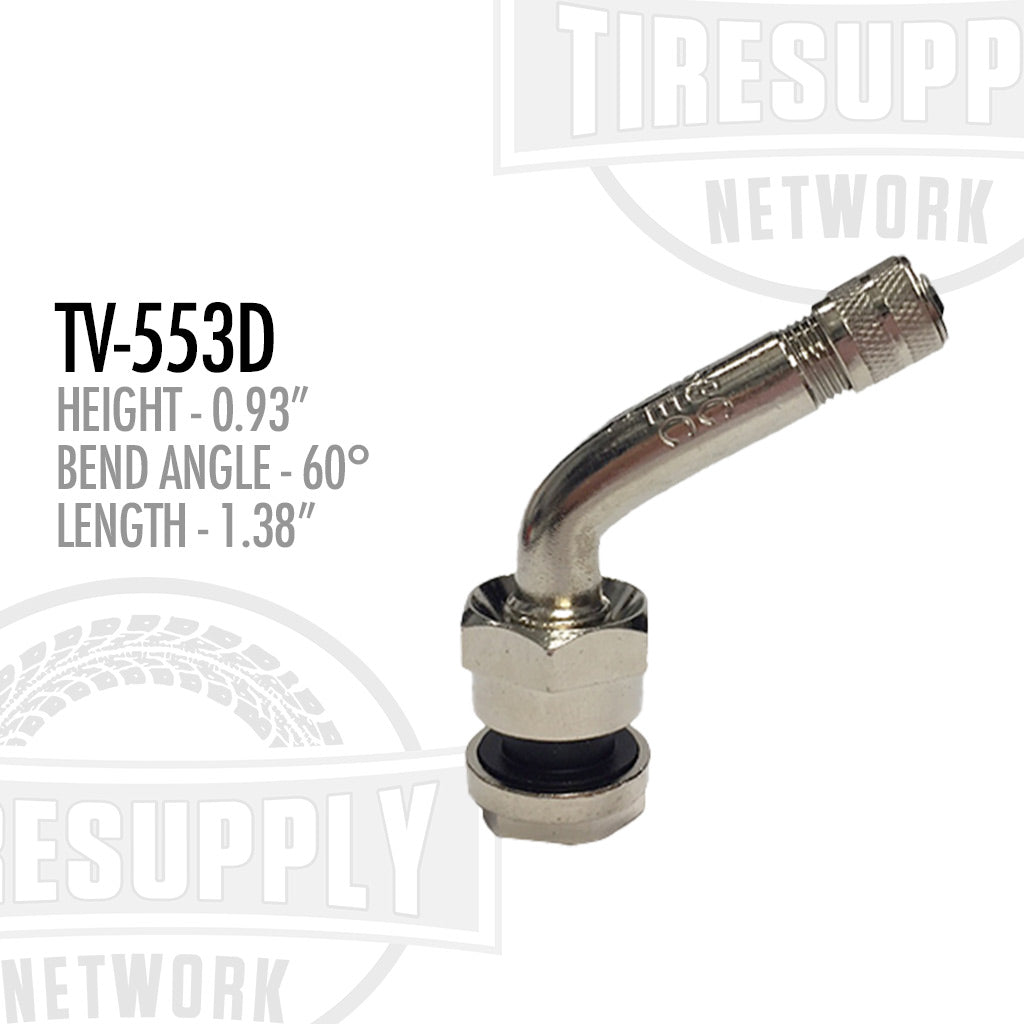 Alcoa O-Ring Seal Straight Metal Valve Stem 9.7mm Hole - Choose Style (TV-553)