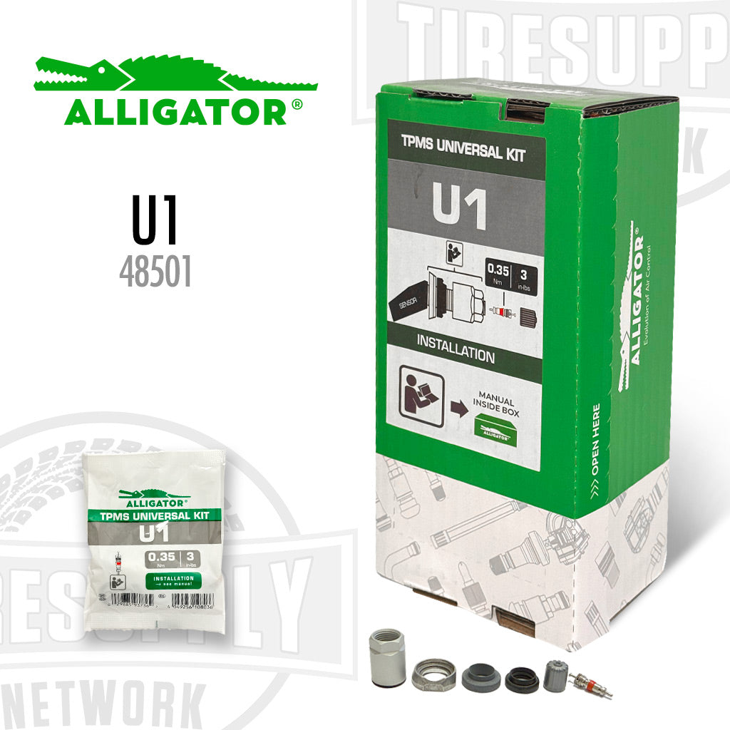 Alligator | U1 Universal TPMS Metal Valve Service Kit - Box of 20 (48501)