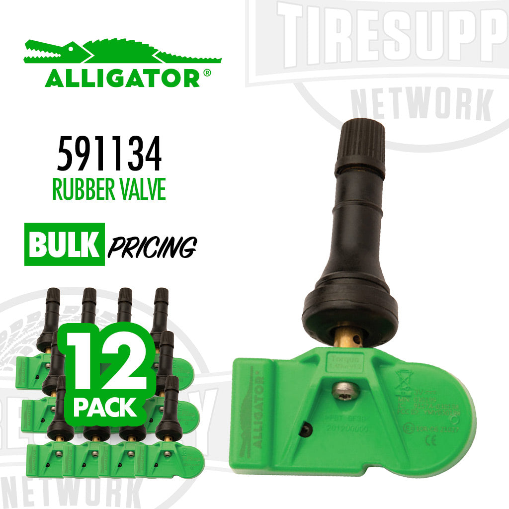 Alligator | Sens.It RS+ Dual Frequency Universal TPMS Sensor with Rubber Snap-In Valve (591134)