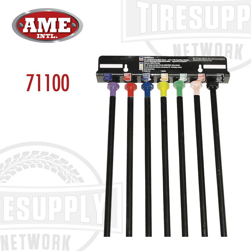 AME | Spare Tire Tool Set - 8 Piece (71100)