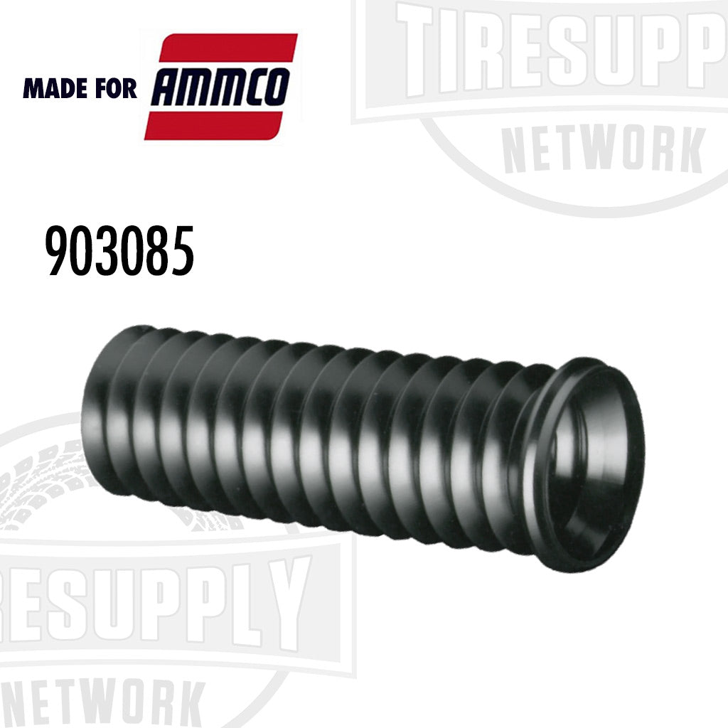 Black lathe spindle protective boot with the AMMCO logo and the product number 903085 displayed.