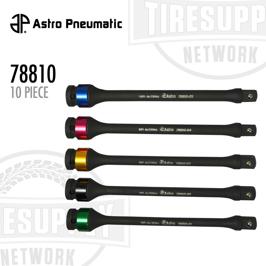 Astro Pneumatic | Torque Limiting 10-Piece Extension Set (78810)