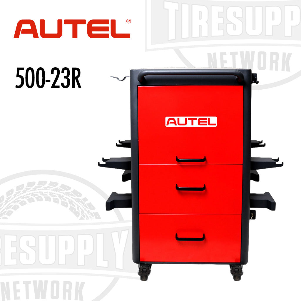 Red tool chest with Autel branding on a white background 500-23R