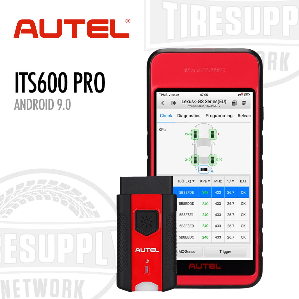 Autel ITS600 Pro | Handheld TPMS Service & Diagnostic Tablet