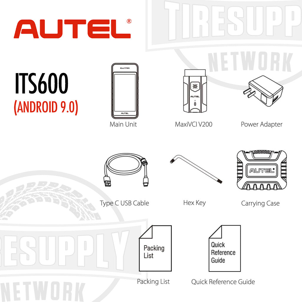 Autel | MaxiTPMS Advanced TPMS Service & Diagnostic Tablet Tool (ITS600)
