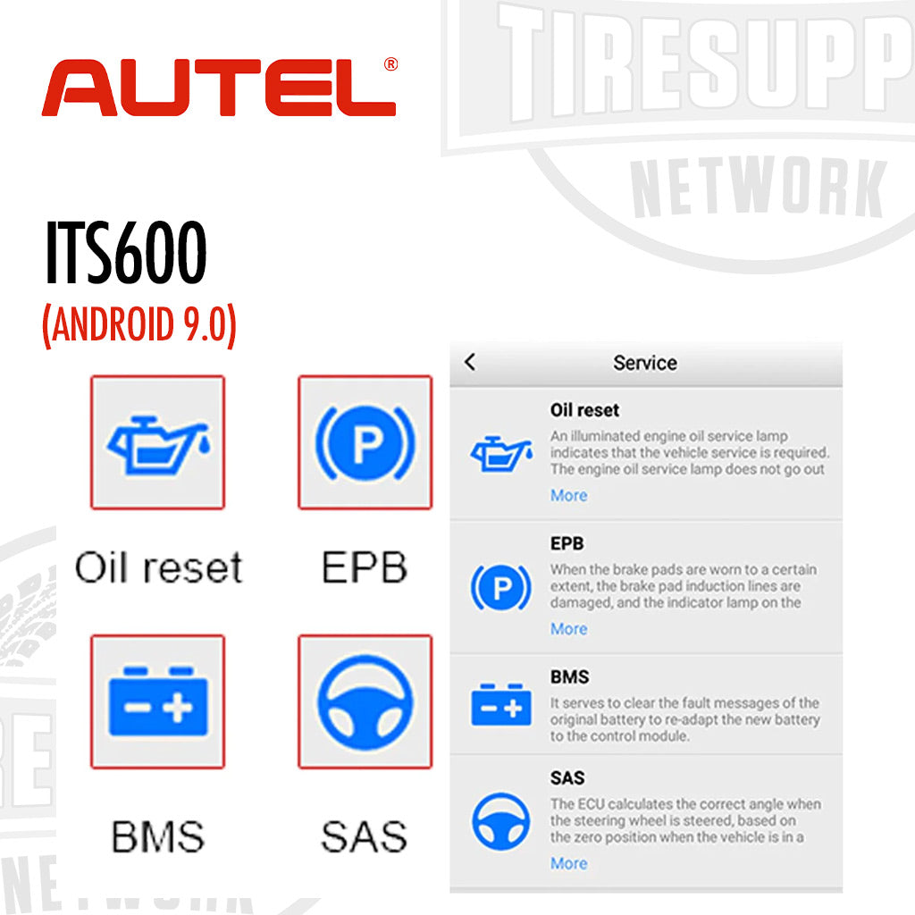Autel | MaxiTPMS Advanced TPMS Service & Diagnostic Tablet Tool (ITS600)