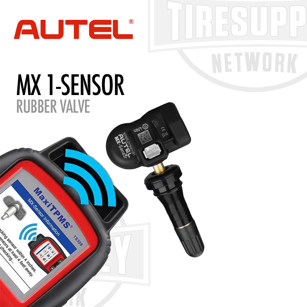 Autel | MX 1-Sensor R Press-In Programmable Universal TPMS Sensor w/ Rubber Valve Stem (1-SensorR)