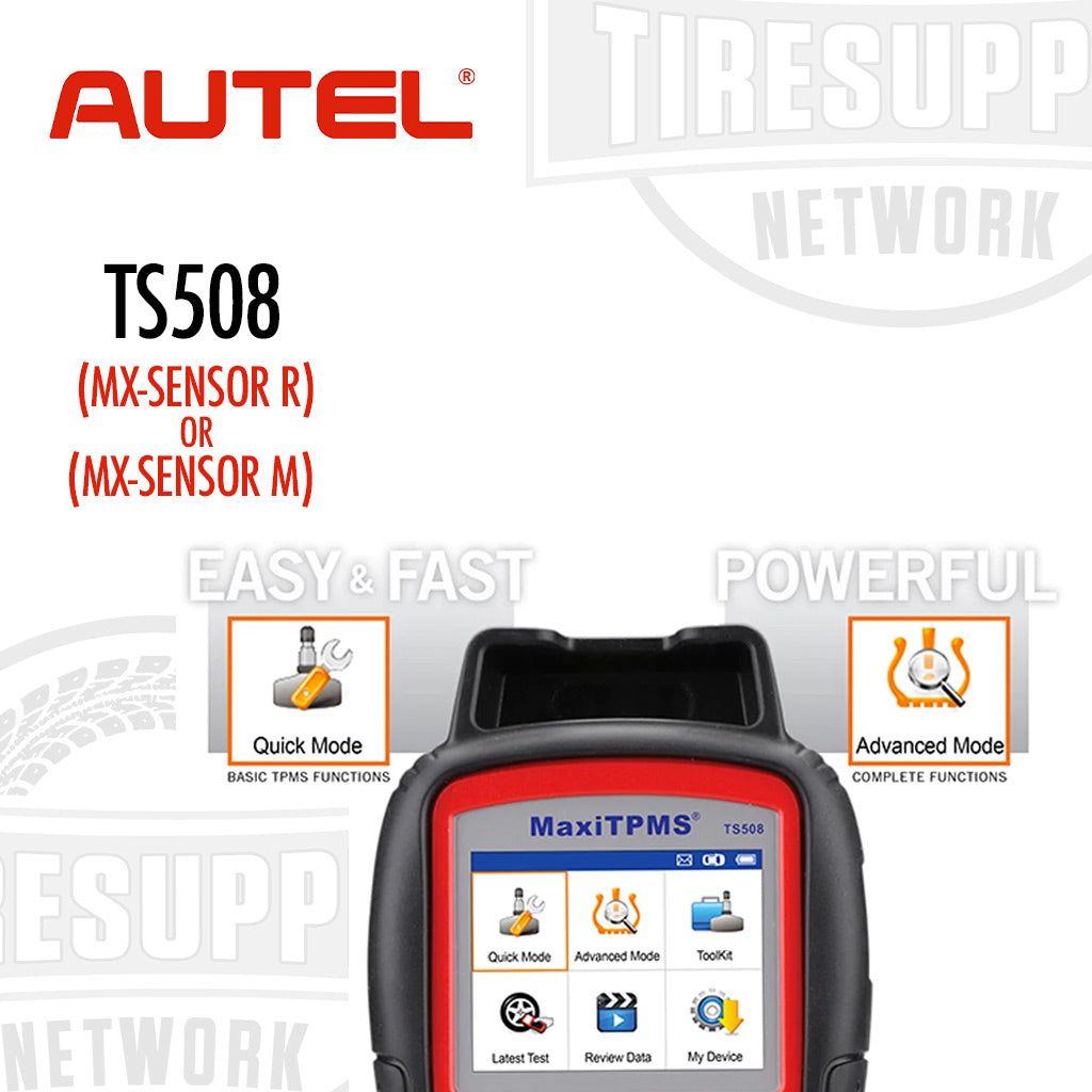 Autel | MaxiTPMS Service Tool & 20 MX 1-Sensors Press-In - Choose Rubber or Metal Stems (TS508)