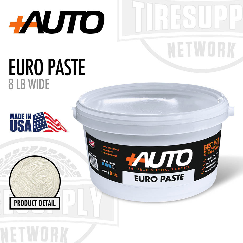 +AUTO | Euro Paste - Universal Tire Mounting Lube - 8lb Wide Bucket (PA-EP8W)