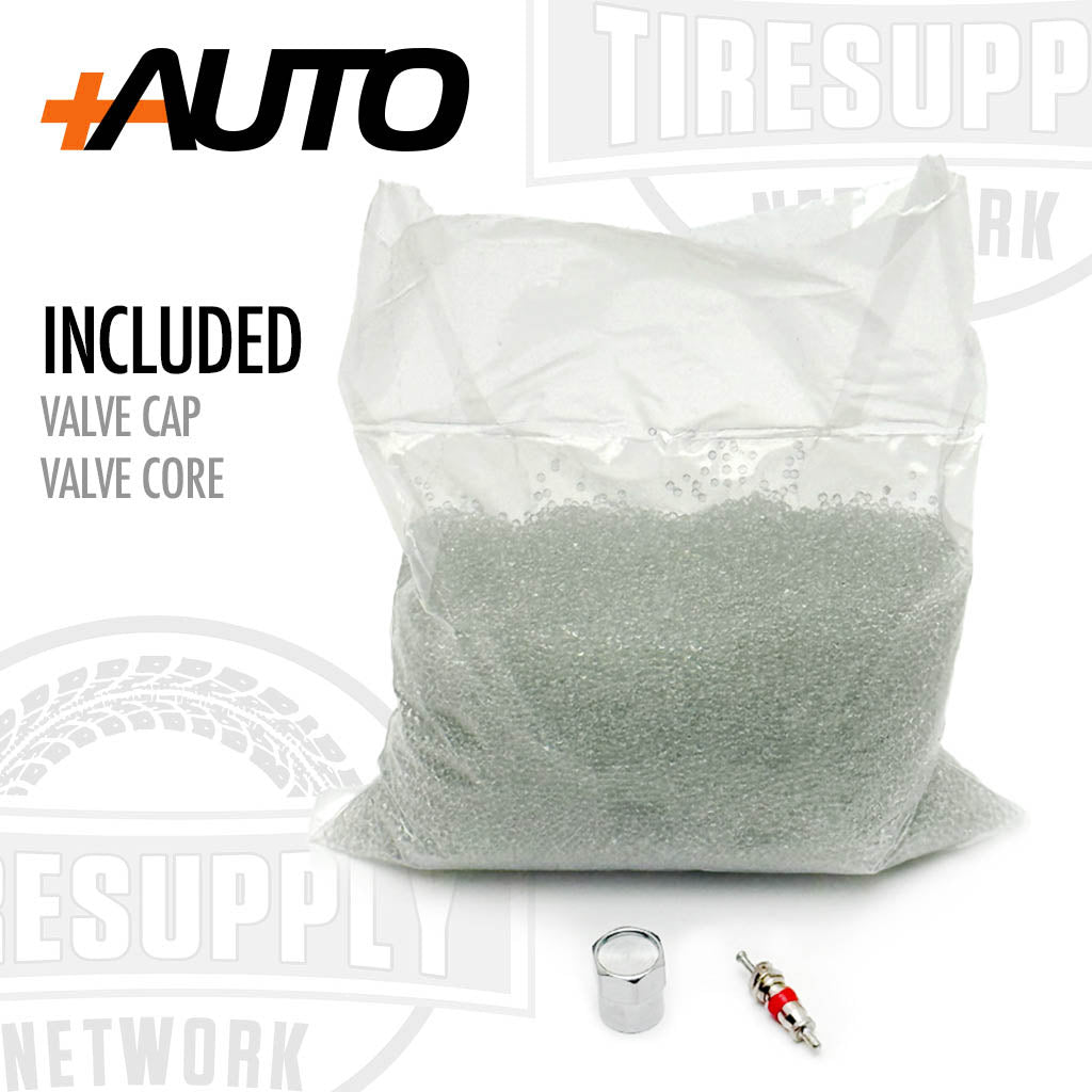 +AUTO | 16 oz Tire Balancing Beads, Drop-In Bag with Valve Cap & Valve Core (PA-BB16)