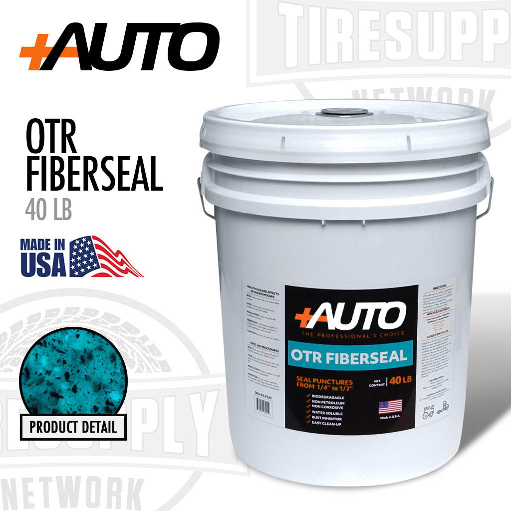 +AUTO | OTR Fiberseal - Off-Road Tire Sealant - 40lb Bucket (PA-FS40)