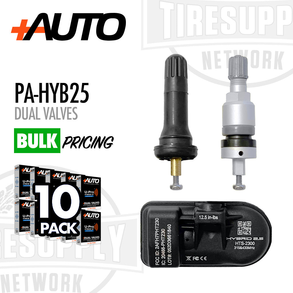 +AUTO PA-HYB25 | U-Pro Hybrid 2.5 Universal TPMS Sensor with Dual Valves