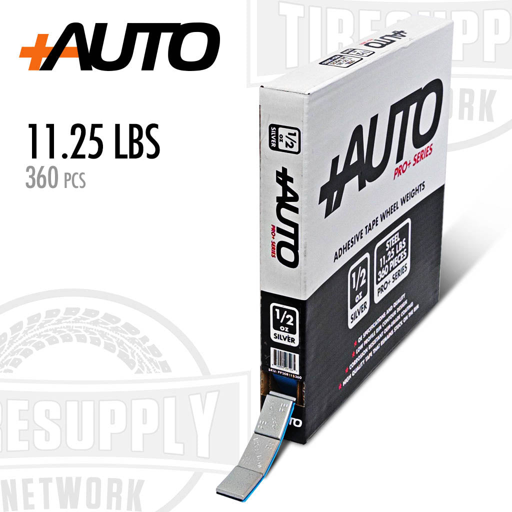 +AUTO pro+ series adhesive tape wheel weight roll.