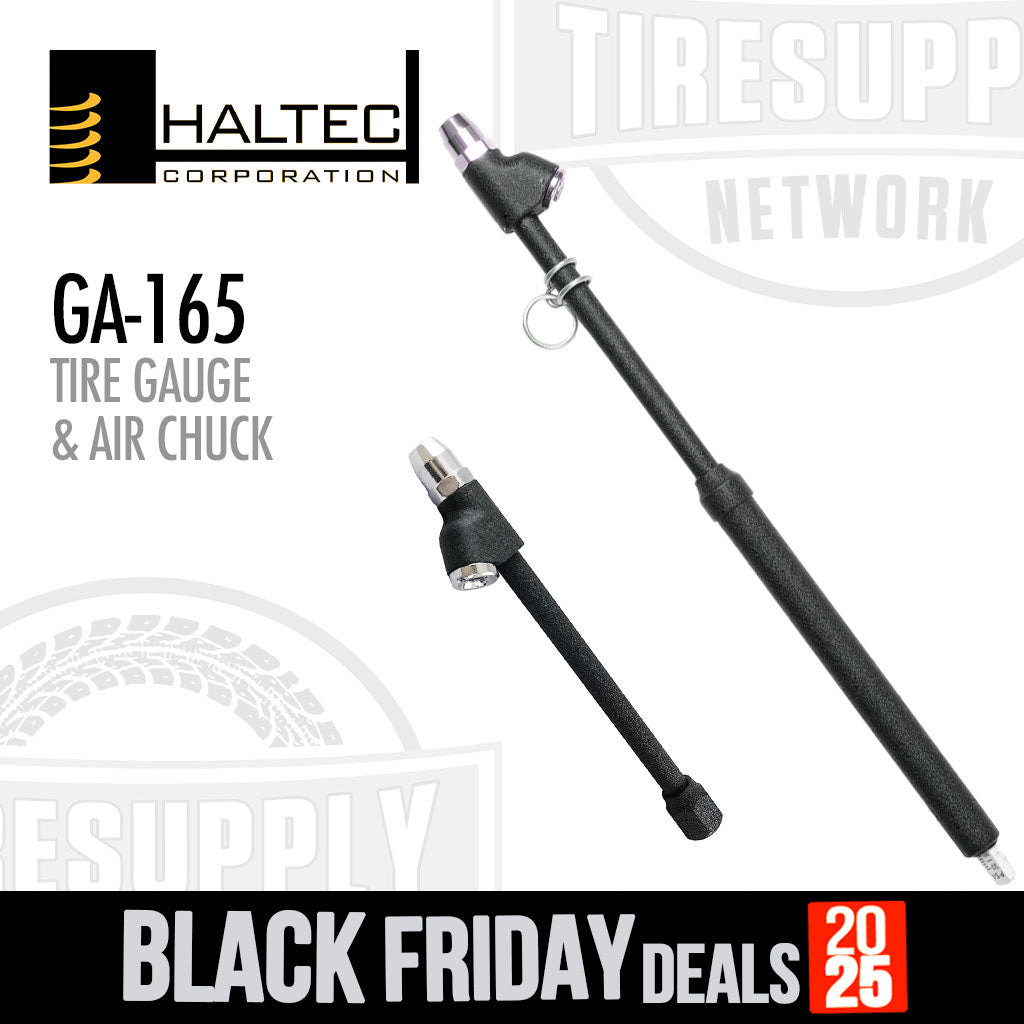 Haltec | 2-Pack Combo Dual Foot Air Gauge and Air Chuck (GA-165)