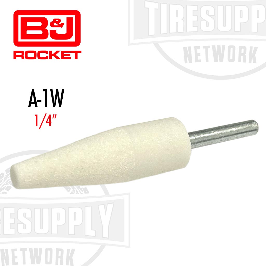 B&J Rocket | White Stone 1/4" (A-1W)
