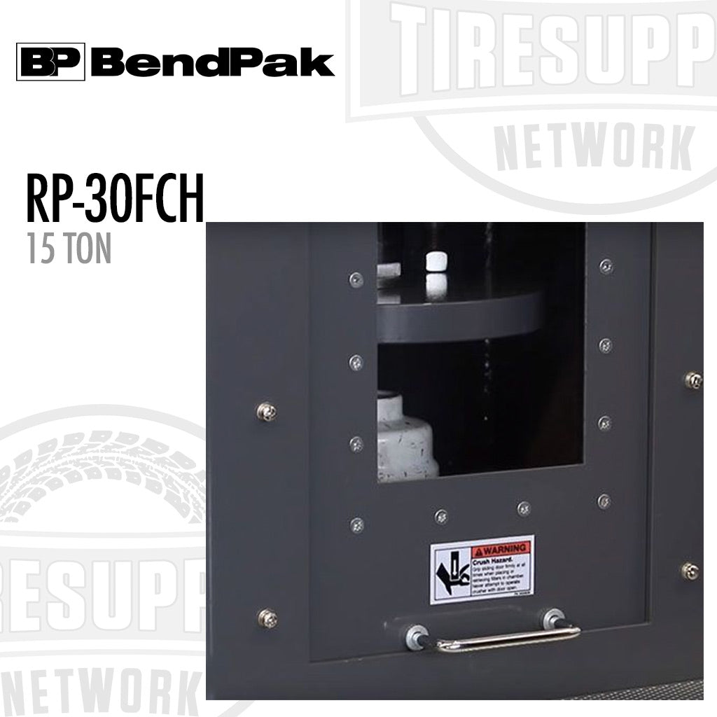 BendPak | Ranger 15 Ton Capacity - Electric/Hydraulic Oil Filter Crusher with Stand - RP-30FCH (5150008)
