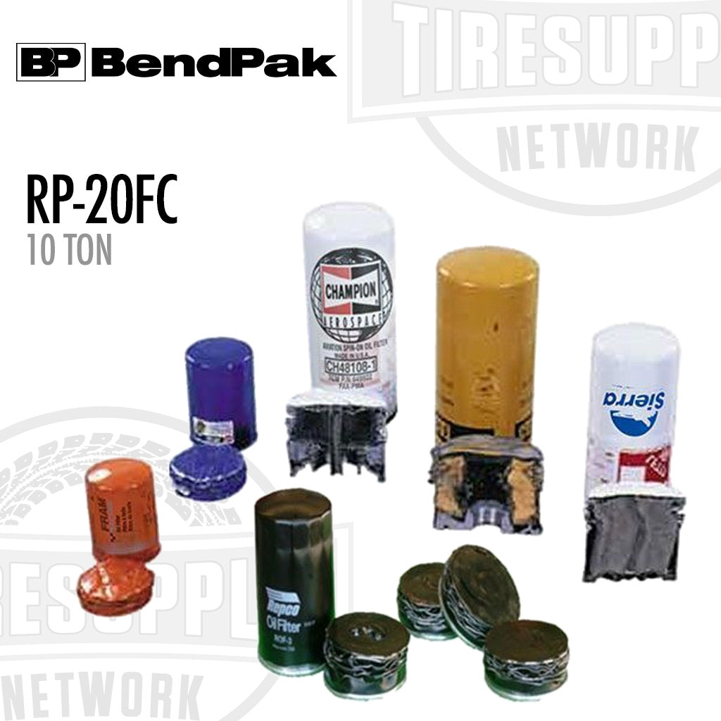 BendPak | Ranger 10 Ton Capacity - Oil Filter Crusher with Stand - RP-20FC (5150067)