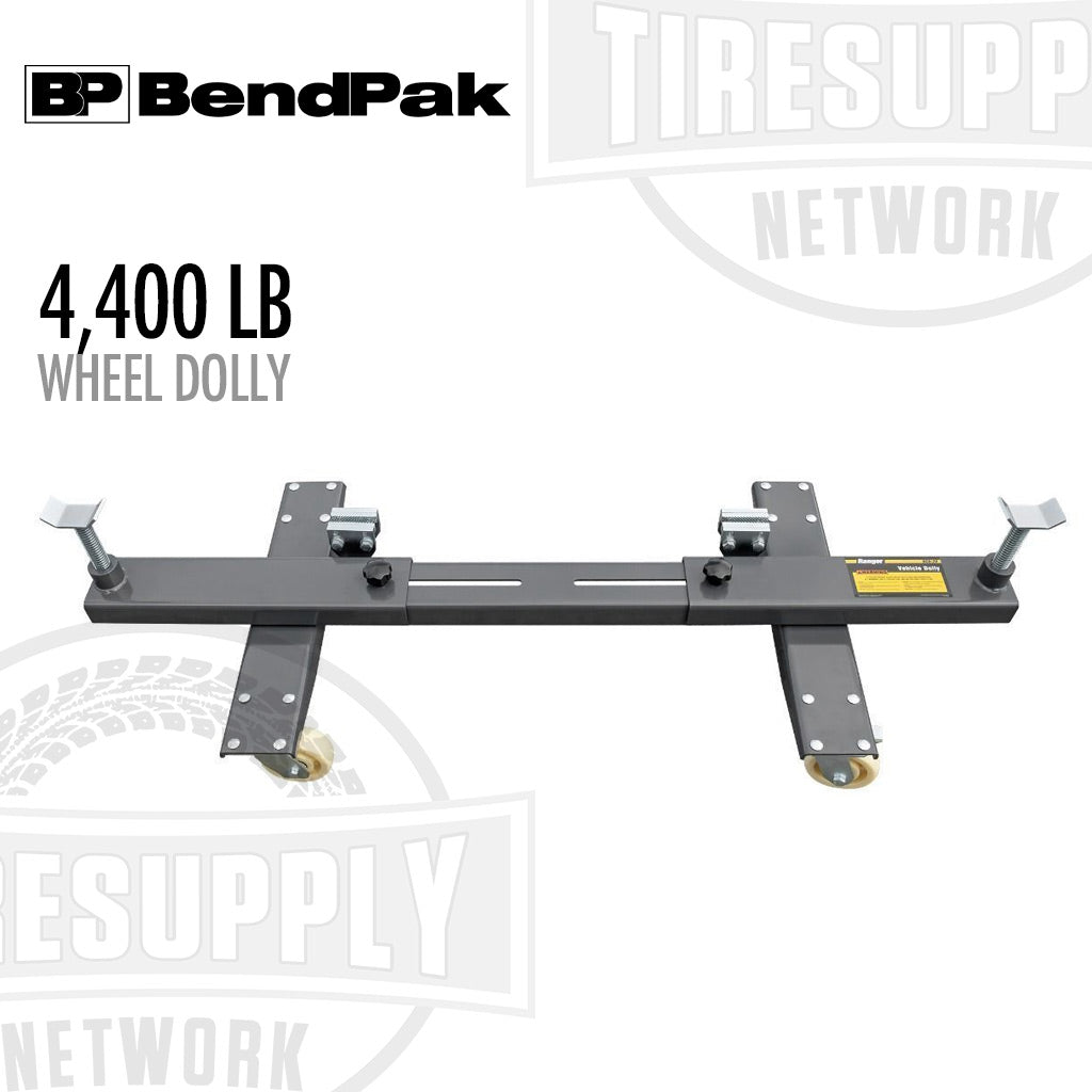 BendPak Ranger RCD-2V | Mobile Vehicle Wheel Dolly & Support Stand, 4400-lb Capacity