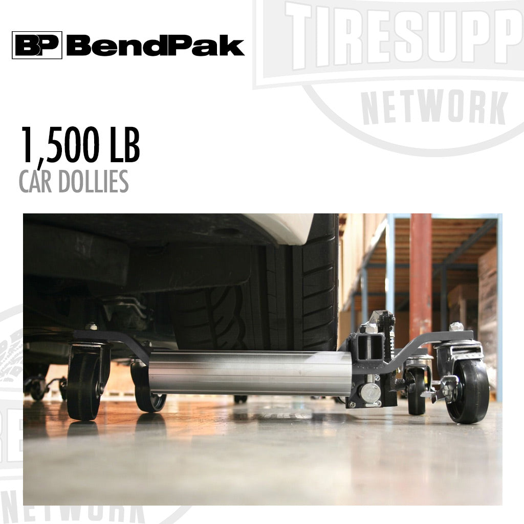 BendPak | Ranger RCD-1500 GoCart Car Dollies, Set of 2, 1500-lb Capacity (5150595)