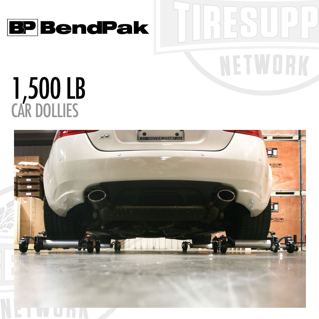 BendPak | Ranger RCD-1500 GoCart Car Dollies, Set of 2, 1500-lb Capacity (5150595)