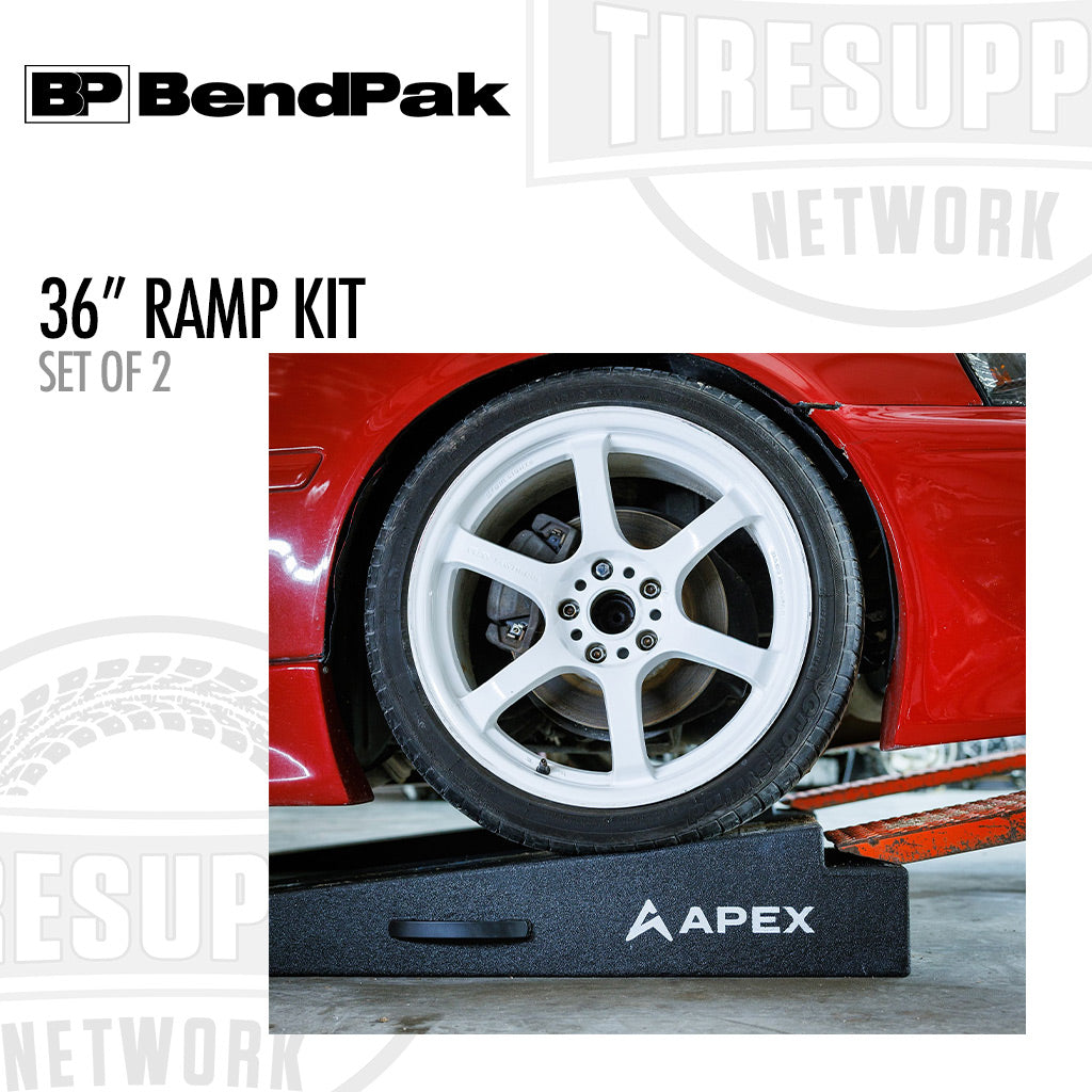 BendPak 5174138 | APEX AR-335-54-TR | 36" Lightweight Foam Trailer Ramp Kit - Set of 2