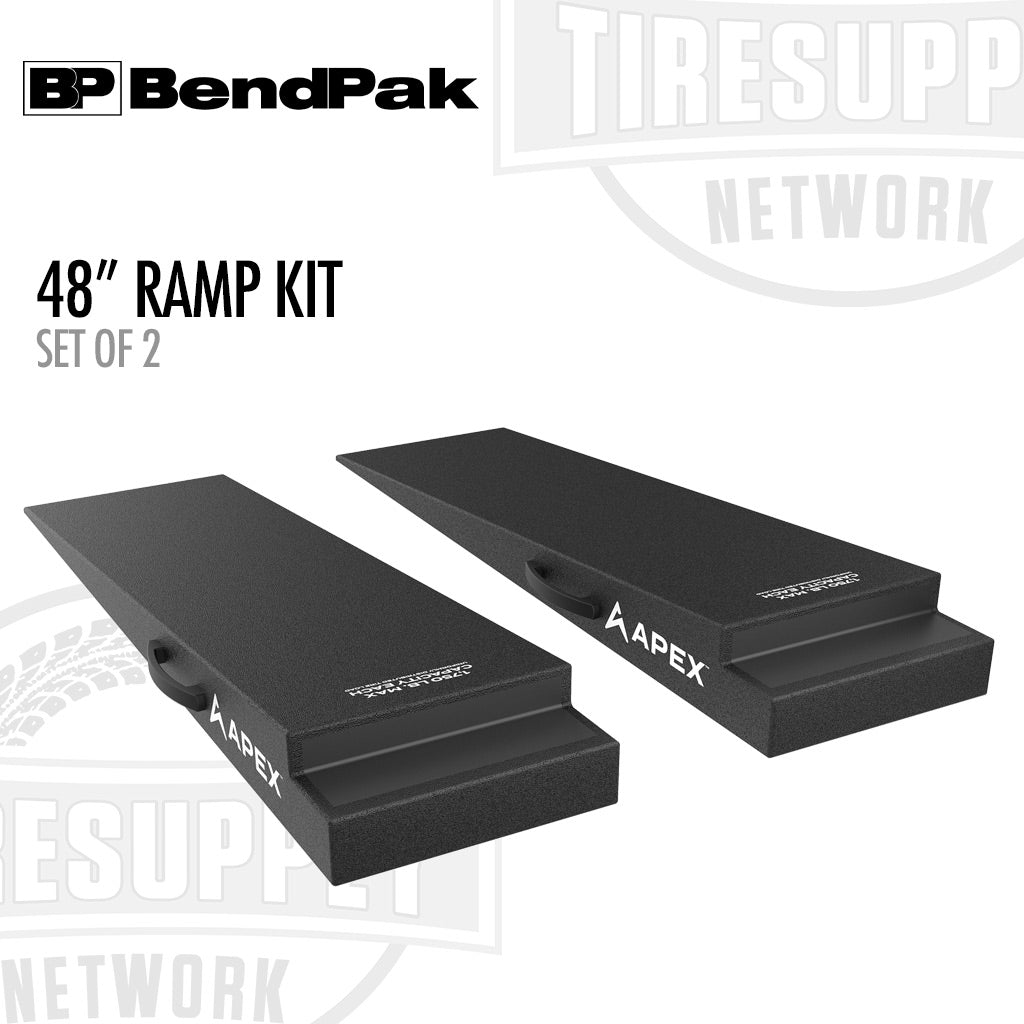 BendPak 5174145 | APEX AR-450-58-TR | 48" Lightweight Foam Trailer Ramp Kit - Set of 2
