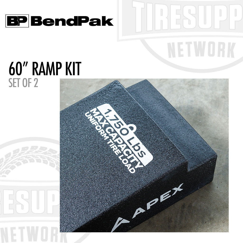 BendPak 5174157 | APEX AR-570-66-TR | 60" Lightweight Foam Trailer Ramp Kit - Set of 2