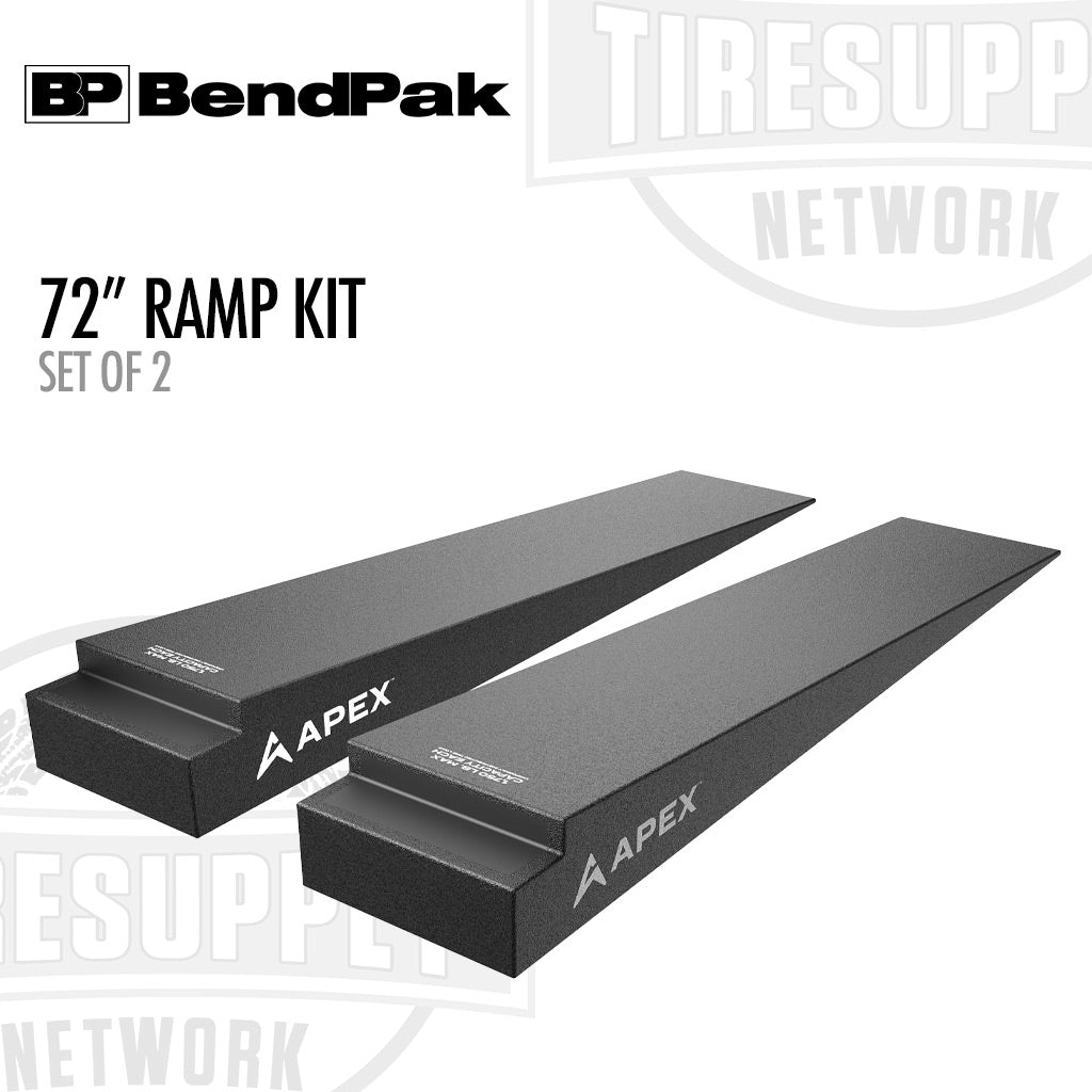 BendPak 5174163 | APEX AR-670-55-TR | 72" Lightweight Foam Trailer Ramp Kit - Set of 2