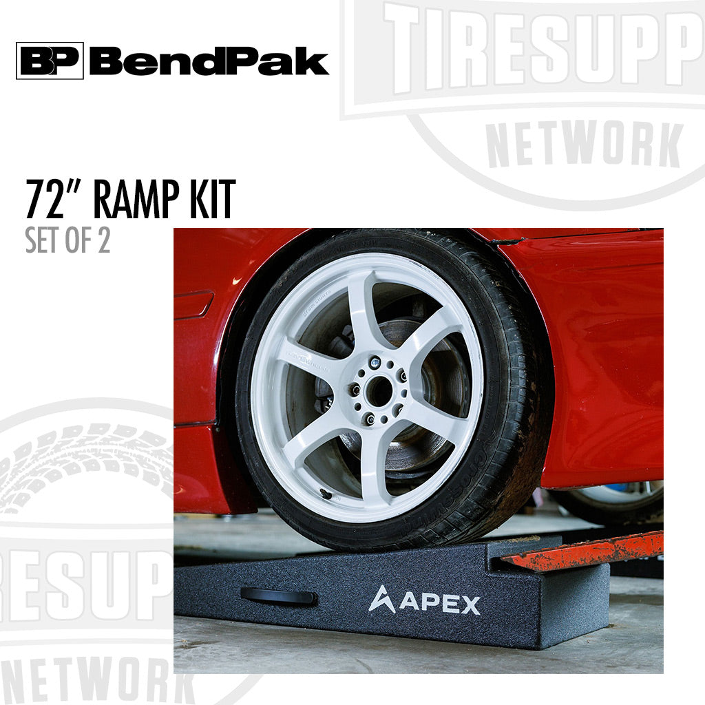 BendPak 5174163 | APEX AR-670-55-TR | 72" Lightweight Foam Trailer Ramp Kit - Set of 2