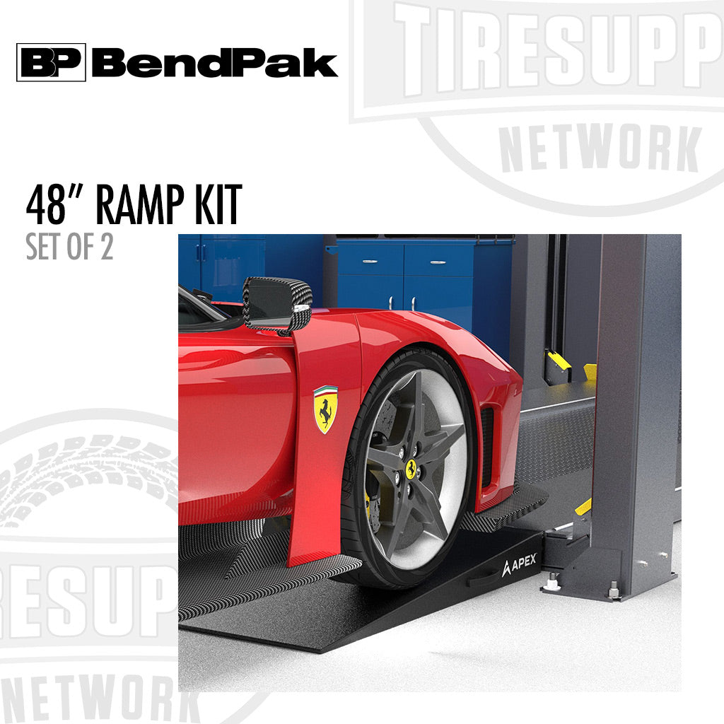 BendPak 5174172 | APEX AR-45-57-LR | 48" Lightweight Foam 4-Post Ramp Kit - Set of 2