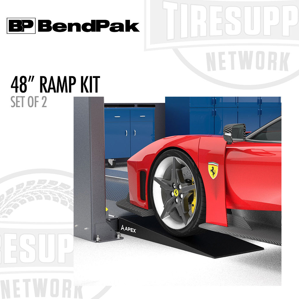 BendPak 5174172 | APEX AR-45-57-LR | 48" Lightweight Foam 4-Post Ramp Kit - Set of 2