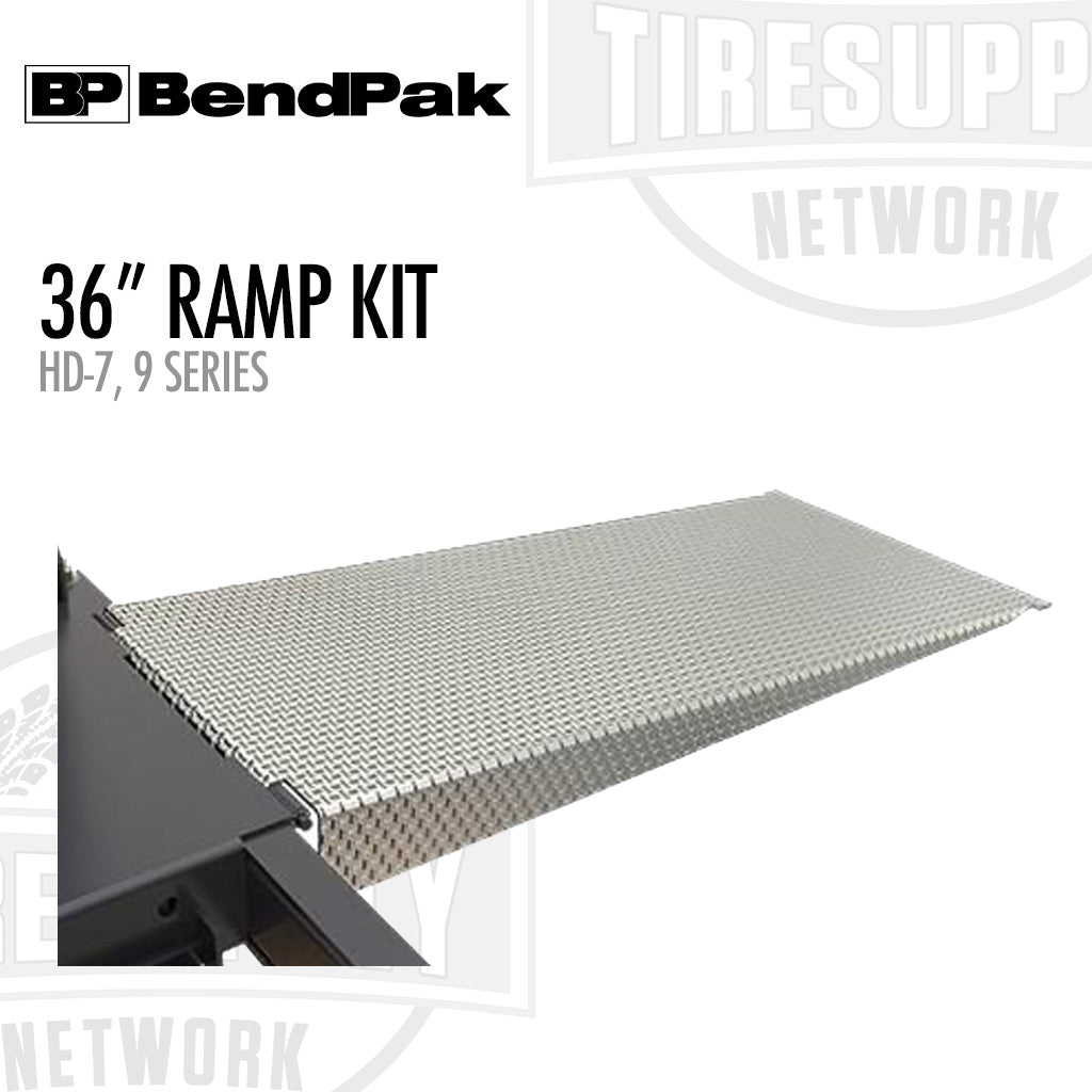 BendPak | 36″ Aluminum Drive-up Approach Ramp Kit for HD-7 & HD-9 Series 4-Post Lifts, Set of 2 (5174497)