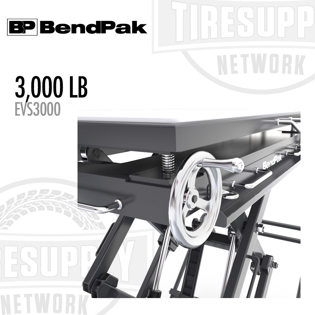 BendPak | EVS3000 Rechargeable 12V Battery Pack & EV Powertrain Lift Table, 3000-lb Capacity (5175611)