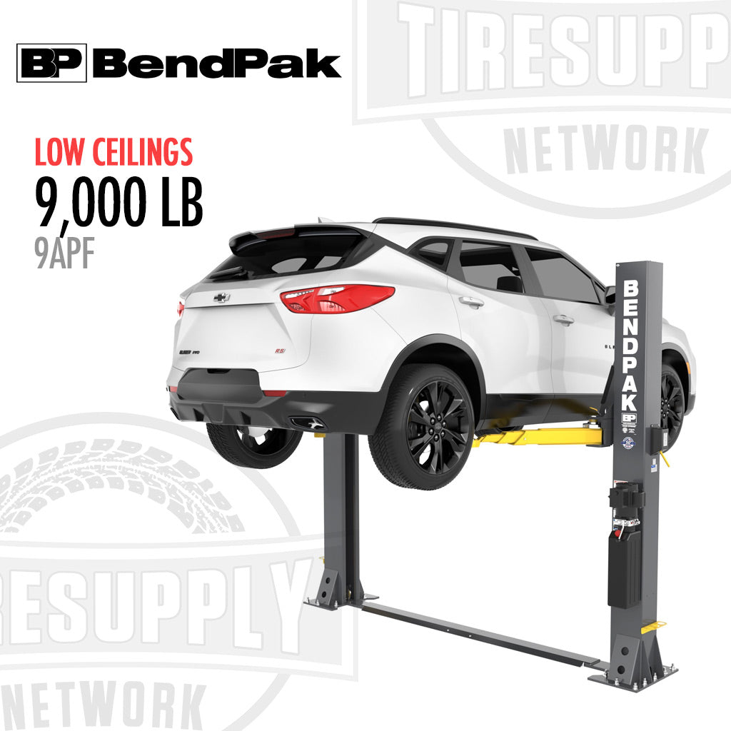 BendPak 9APF | 2-Post Lift 9,000 lb Capacity Open-Top - Low Ceilings