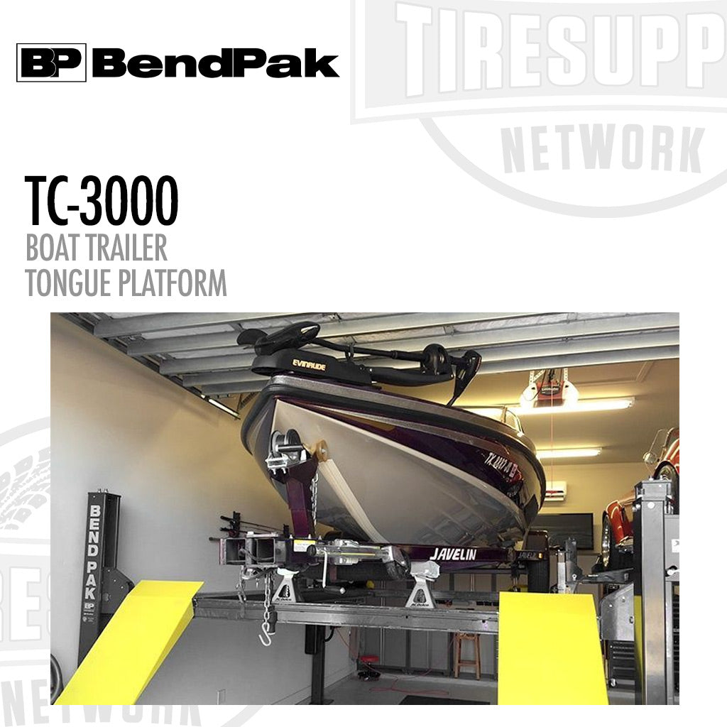 BendPak | TC-3000 Telescoping Boat Trailer Tongue Platform for 4-Post Lifts, 3k-lb Capacity (5175801)