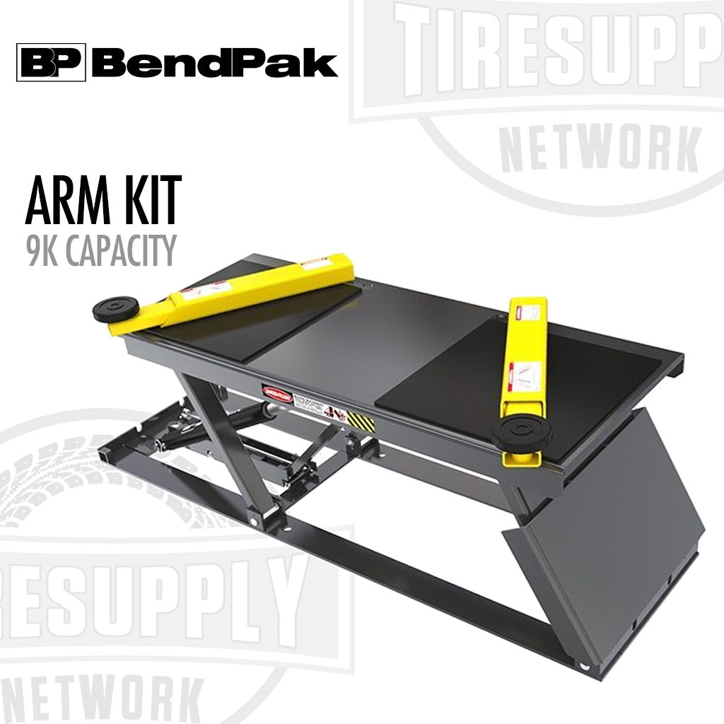BendPak | 6000AK Optional Arm Kit for P-9000LT & P-9000LTF Series Low-Rise Lifts, 9k-lb Capacity, Set of 4 (5210194)