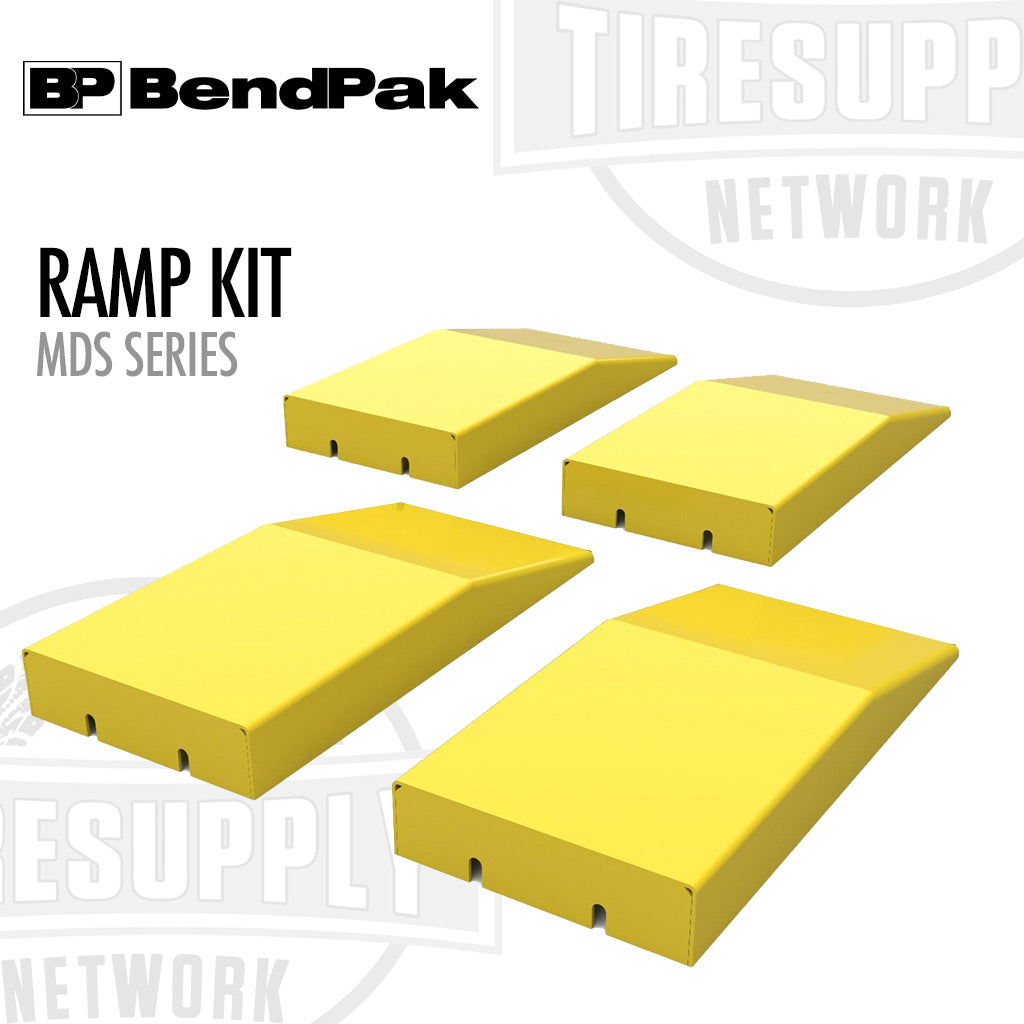 BendPak | Steel Extended Ramp Kit for MDS Series Mid-Rise Scissor Lifts, Set of 4 (5210248)
