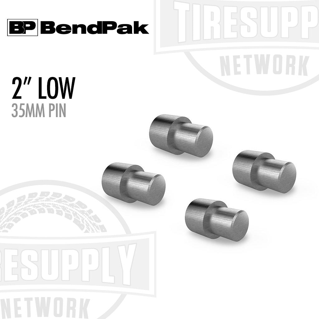 Metal pins with 'BP BendPak' and 'Tire supply Network' branding on a white background. 5215750