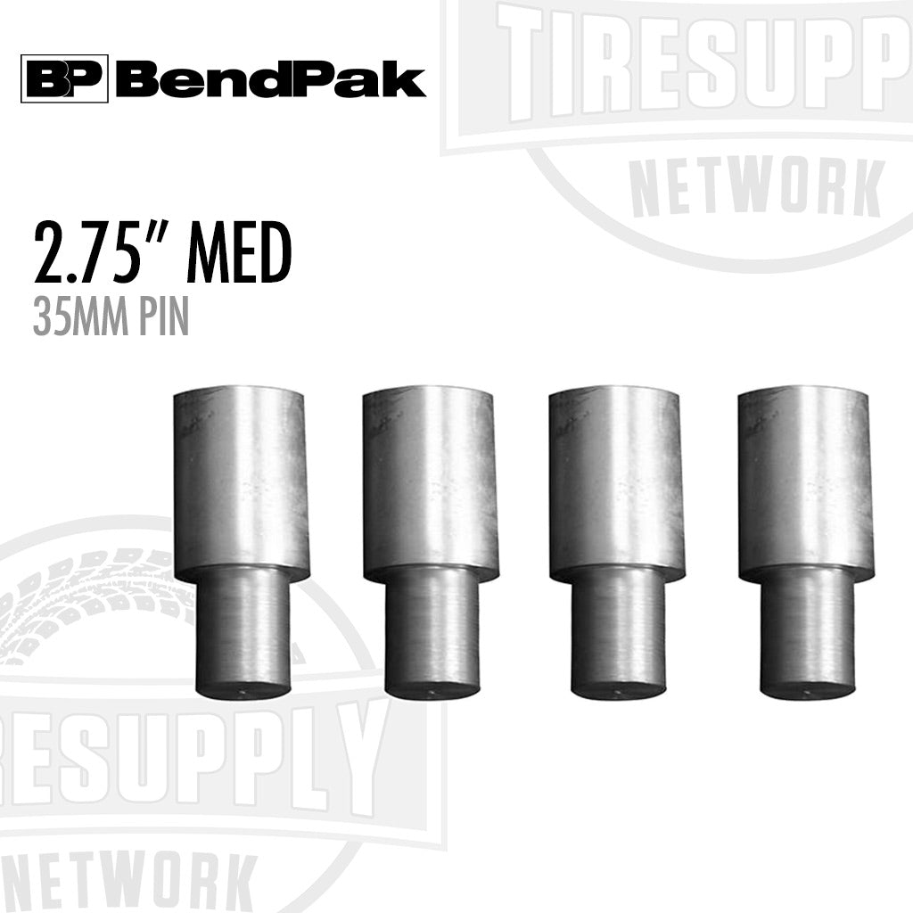Four metal cylindrical components with 'BP BendPak' branding on a white background. 5215751