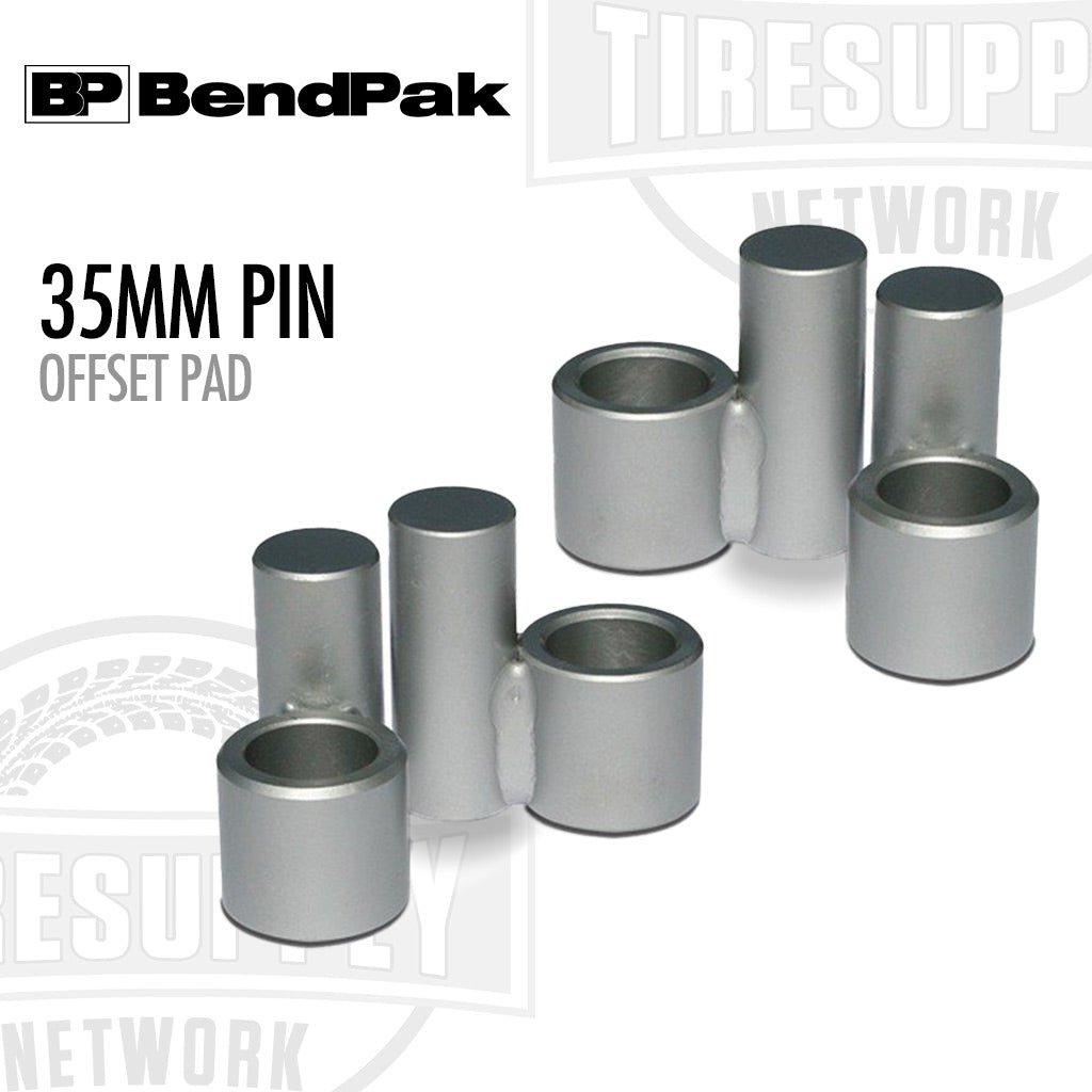 Metallic cylindrical components with BendPak branding on a white background. 5601179