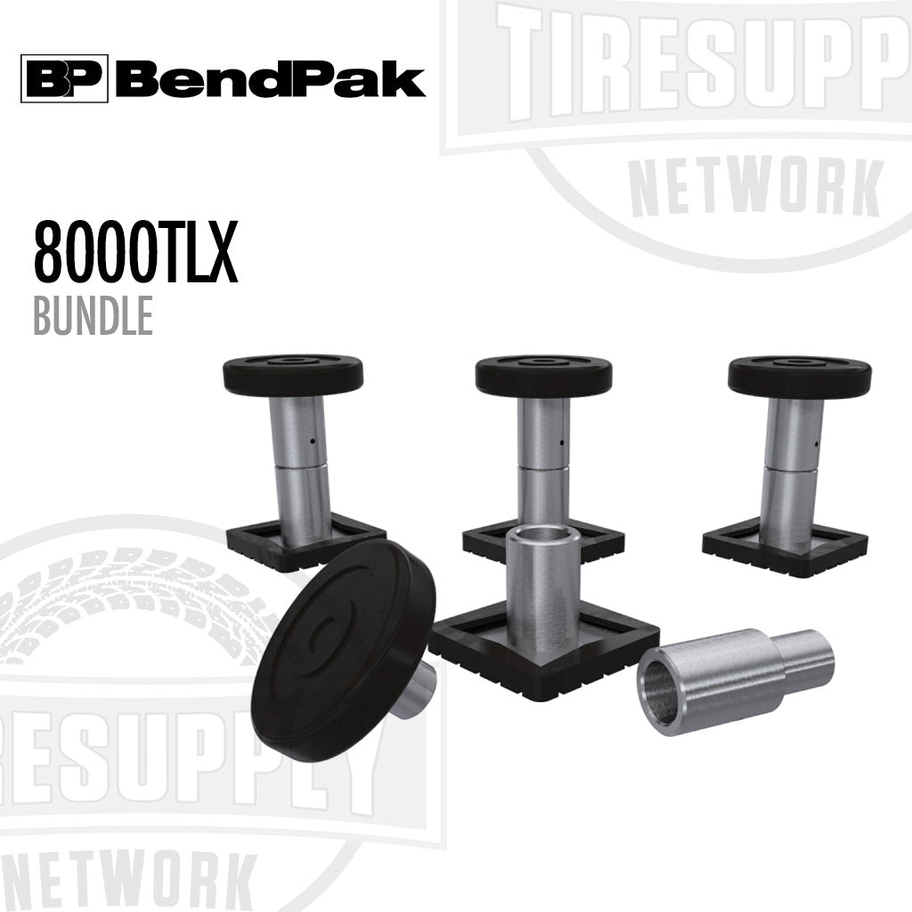 BendPak | QuickJack 8000TLX Bundle with Lift, Wall Hangars, SUV & Truck Adapter Set, 8000-lb Capacity (8000TLX-Bundle)