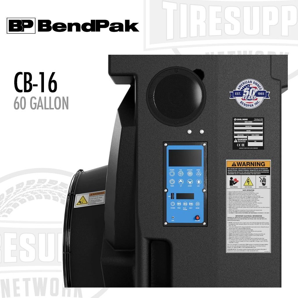 BendPak | Cool Boss CB-16 Airflow Extreme Portable Air Cooler - 60 Gallon (CB-16*)