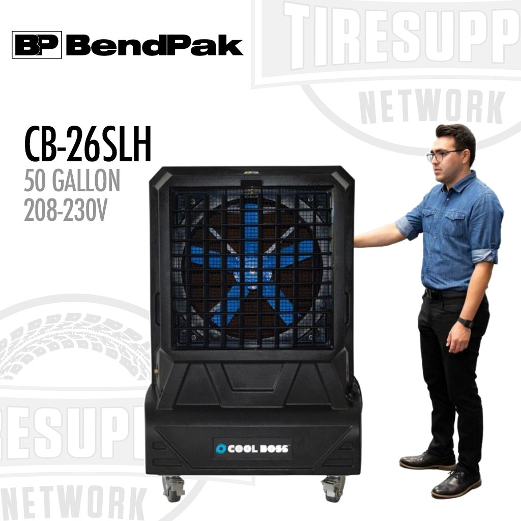 BendPak Cool Boss CB-26SL | Swing Louvers Portable Air Cooler - 50 Gallon