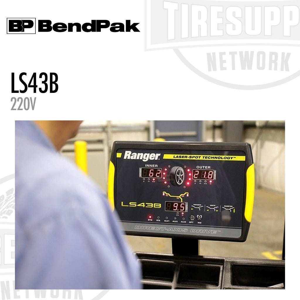 BendPak | Ranger LS43B Laser-Spot 3D Quick-Touch Wheel Balancer, 40mm Shaft (5140151)