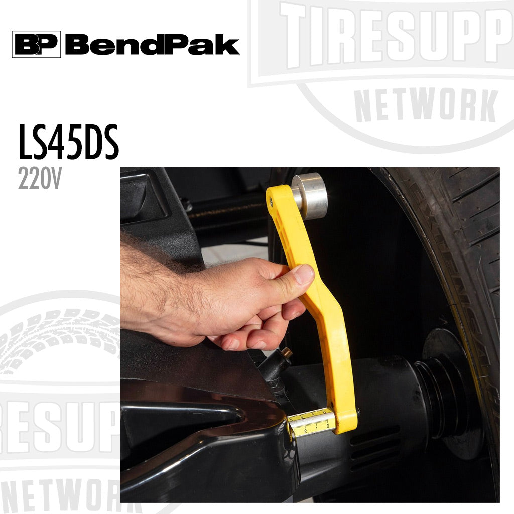 BendPak | Ranger LS45DS Sonar 3D Laser-Spot Wheel Balancer with Flange Press Plate (LS45DS)