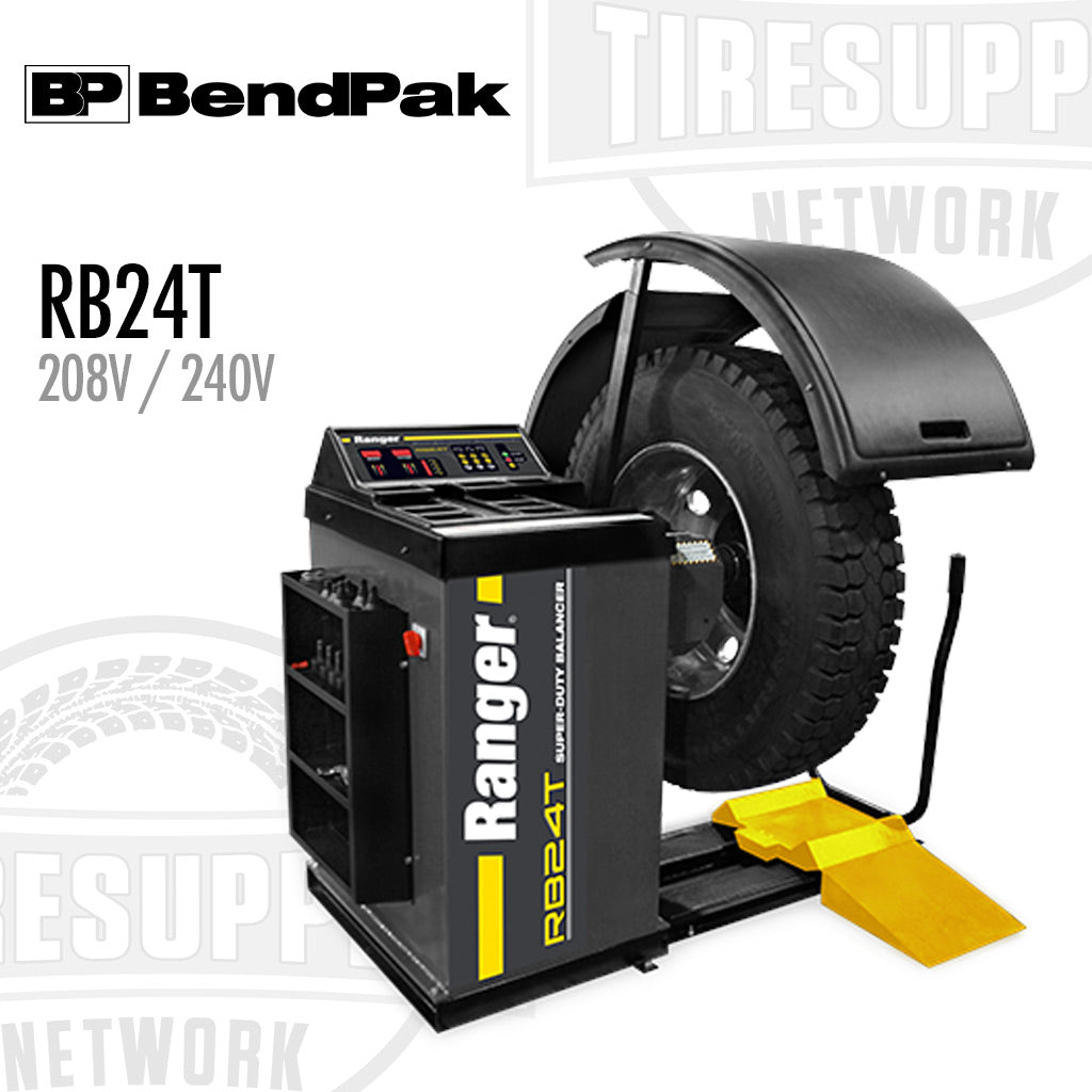BendPak | Ranger RB24T Truck Wheel Balancer with Adapter Kit & Quick-Chuck, 40mm Shaft, 30″ Wheel Capacity (5140149)