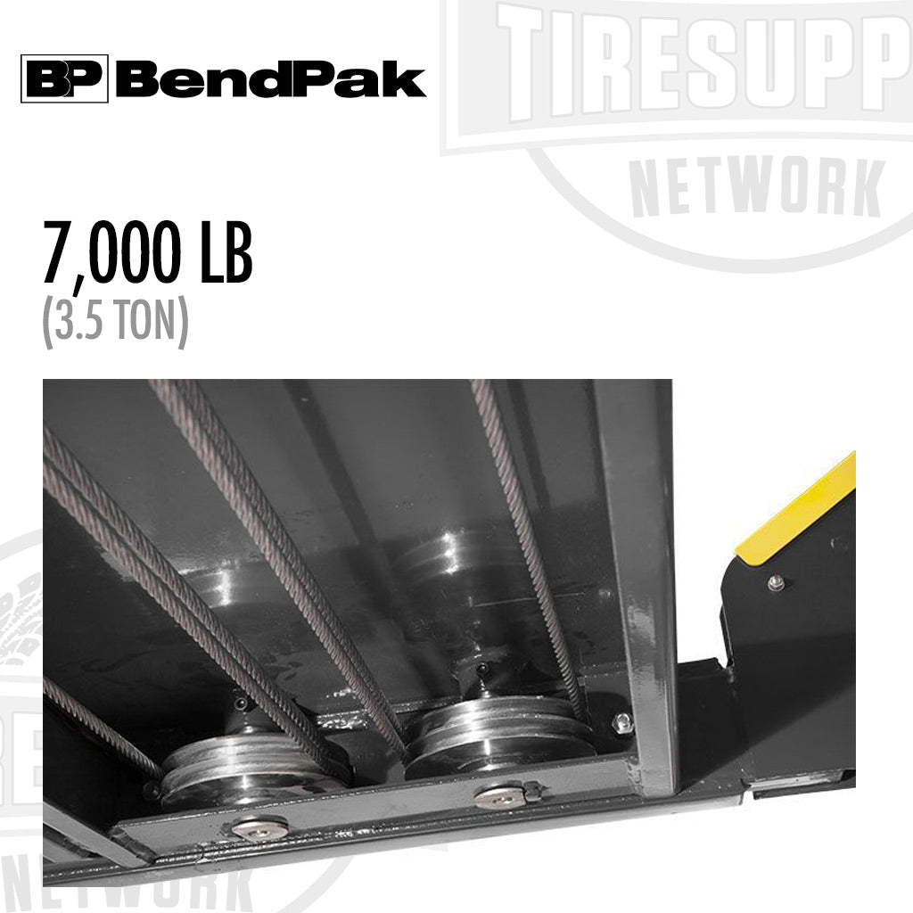 BendPak | 4-Post Lift 7,000 lb Capacity - Narrow Car Lift - High Rise - HD-7P (5175510)