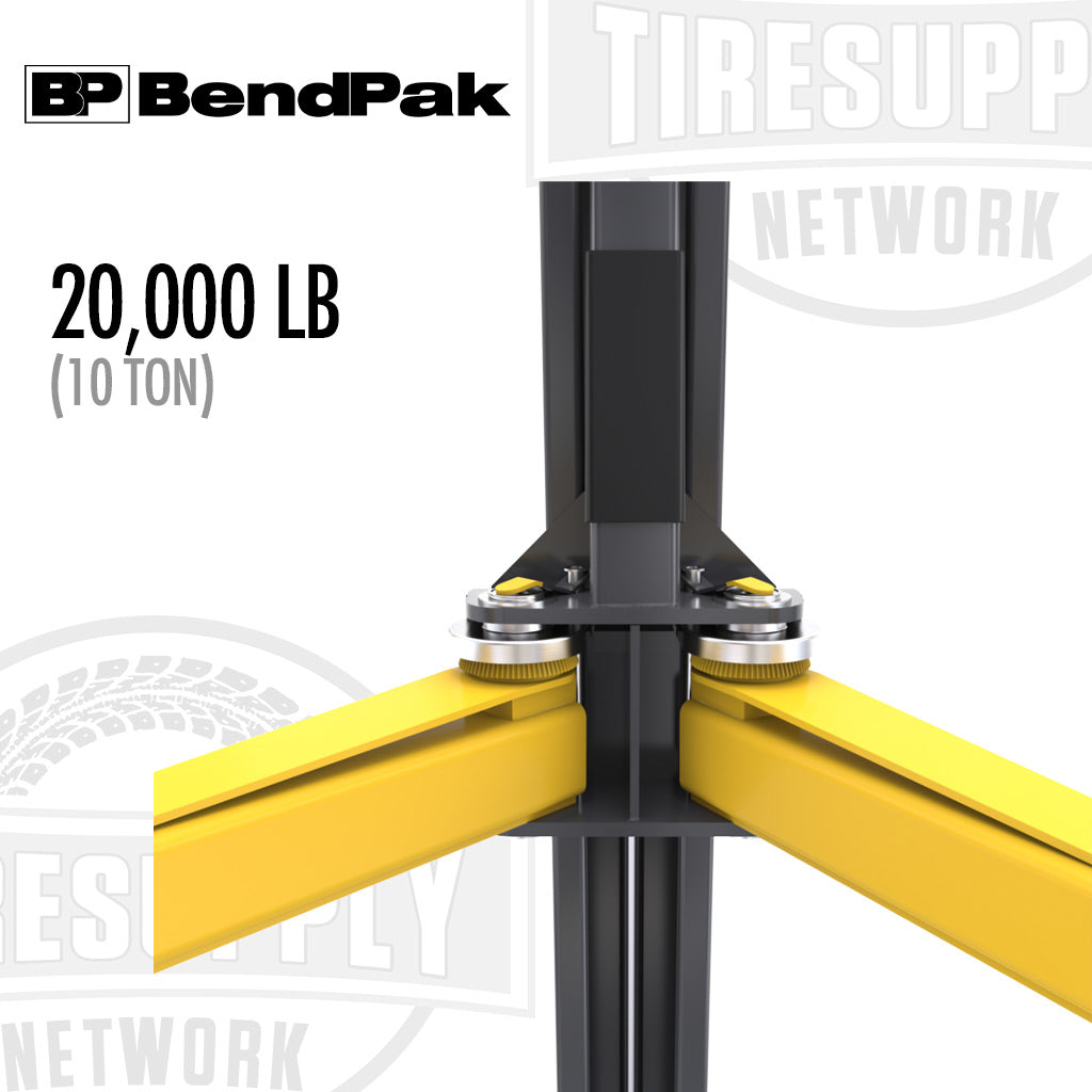 BendPak | 2-Post Lift 20,000 lb Capacity / Clearfloor / High-Rise / 192" O.A. Height / Post Extension 20AP-192 (5175615)